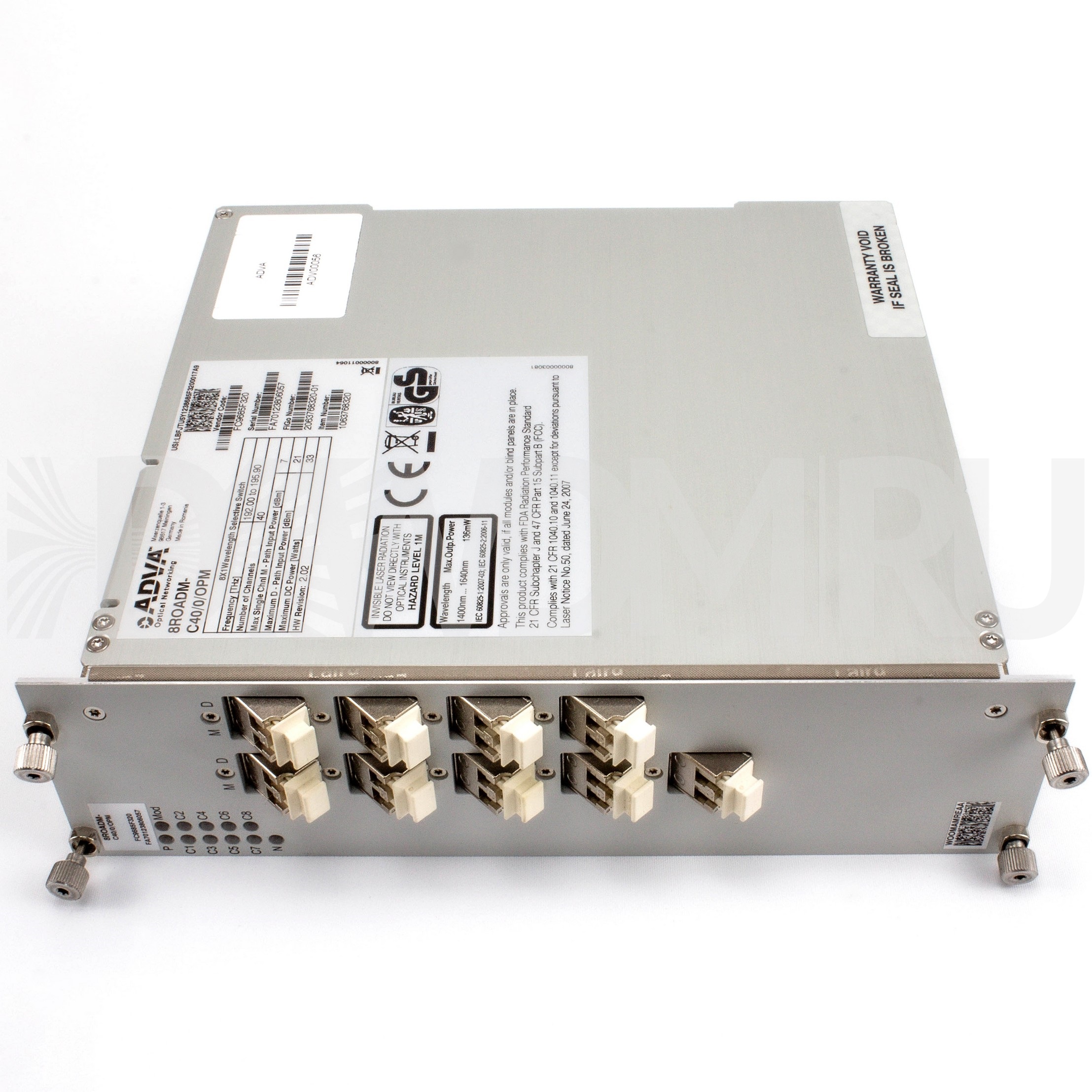 8ROADM-C40/0/OPM ROADM 8 degree 40 channels in C-Band ADVA Optical pn1063708320